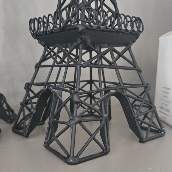 Black Eiffel Tower Wire Sculptures, Faahion Girls, Statement, GUC, 12", Iron Art - Picture 9 of 12